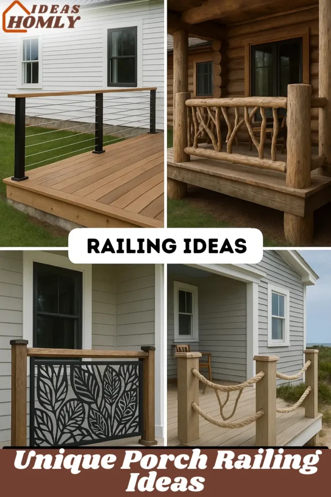 Unique And Creative Porch Railing Ideas