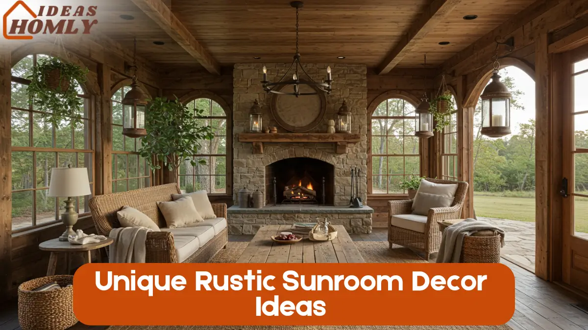 Unique Rustic Sunroom Decor Ideas