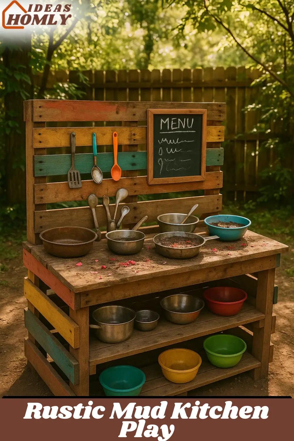 Upcycled Pallet Mud Kitchen