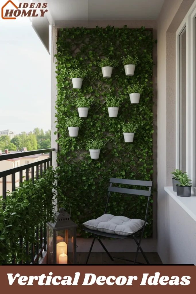 Vertical Decor Ideas in Small Porch