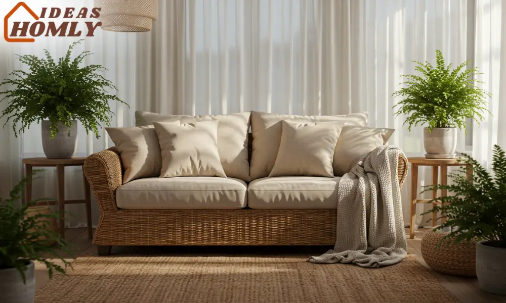 Wicker Loveseat or Sofa