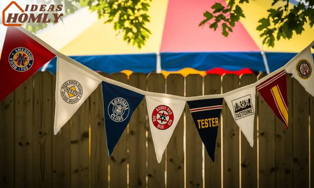 Upcycled T-Shirt Fabric Bunting