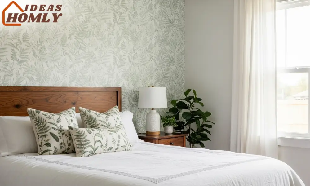 Add Botanical Wallpaper or Murals to Bedroom