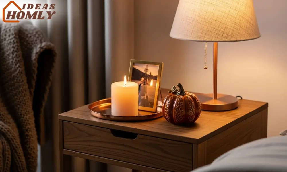 Brass and Copper Accents in Cozy Autumn-Inspired Decor