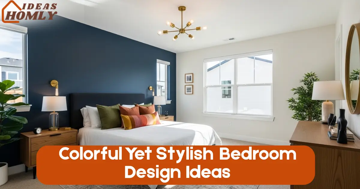 Colorful Yet Stylish Bedroom Design Ideas