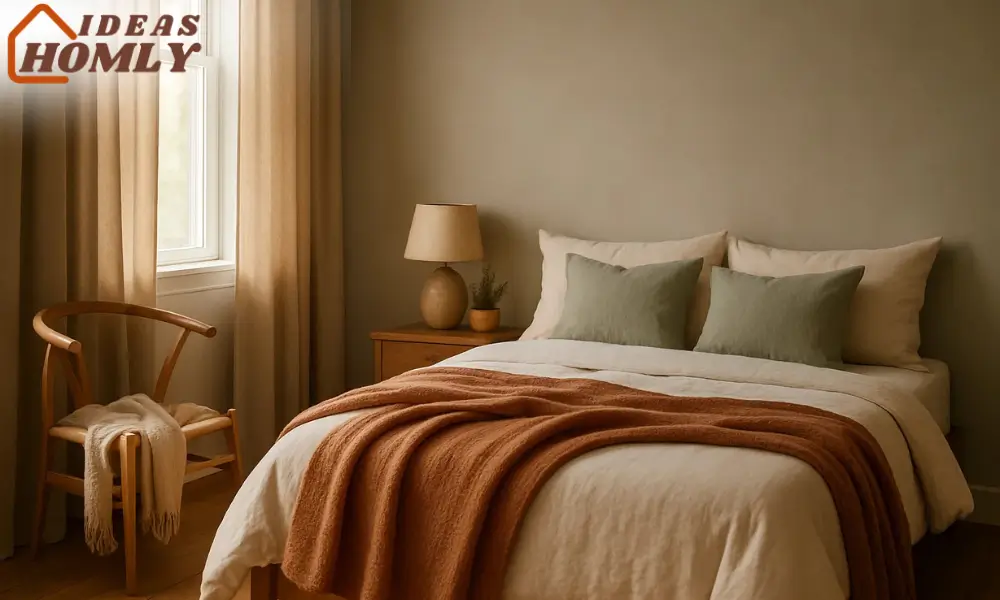 Earth-Toned Zen Bedroom Color Palette Inspiration