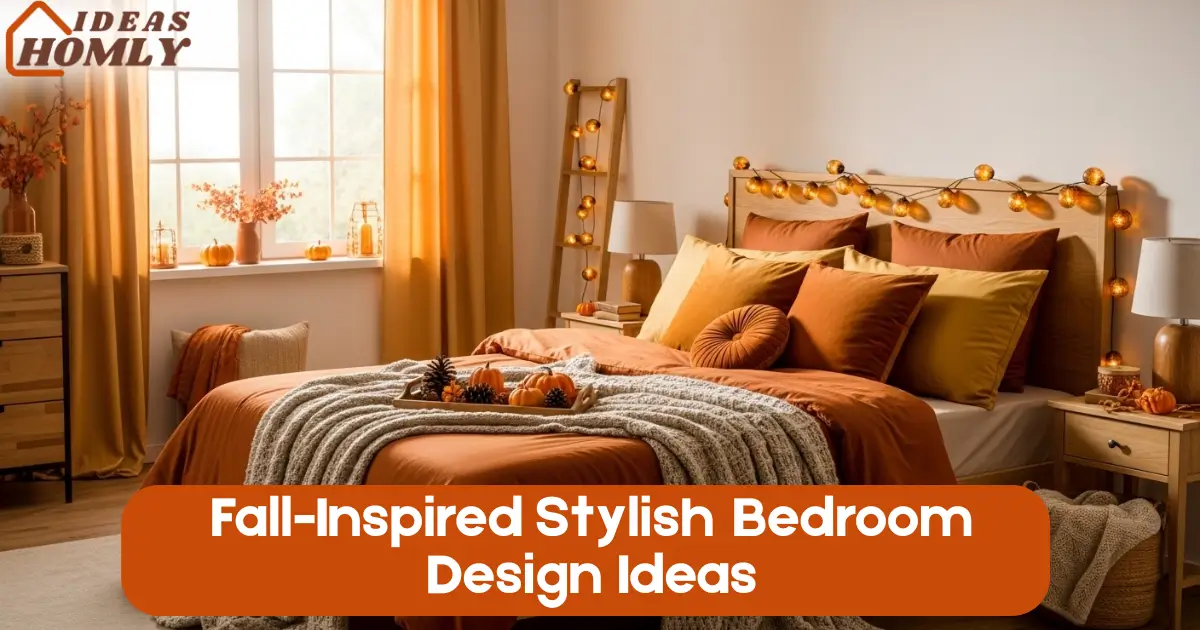 Fall-Inspired Stylish Bedroom Design Ideas