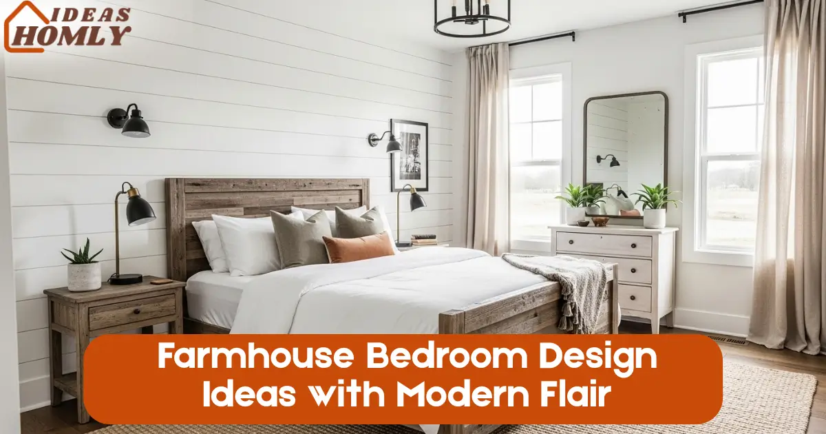 4 Farmhouse Bedroom Design Ideas with Modern Flair