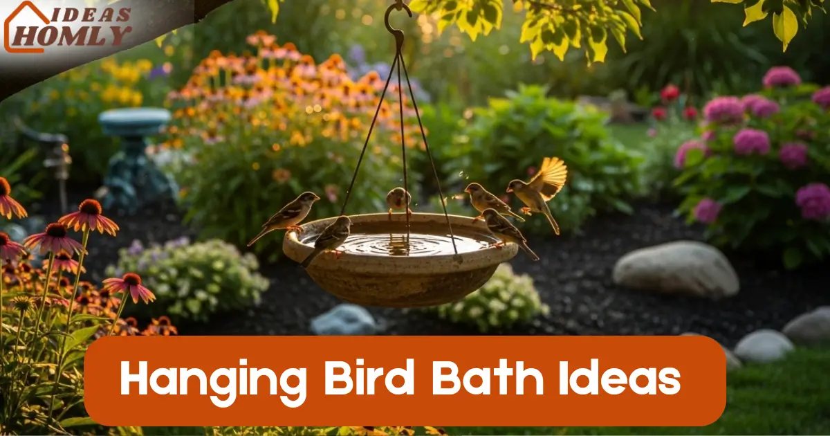 Hanging Bird Bath Ideas