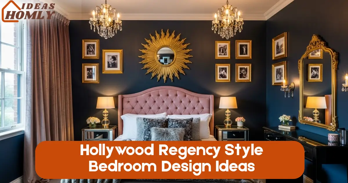 4 Hollywood Regency Style Bedroom Design Ideas