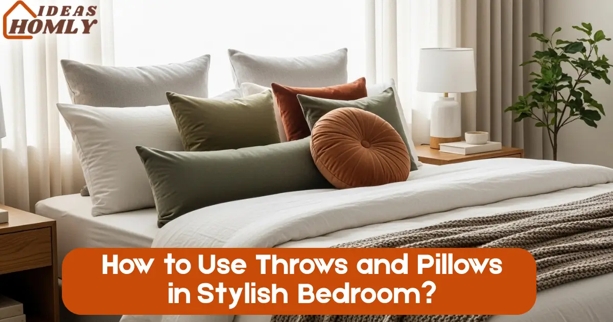 How to Use Throws and Pillows in Stylish Bedroom