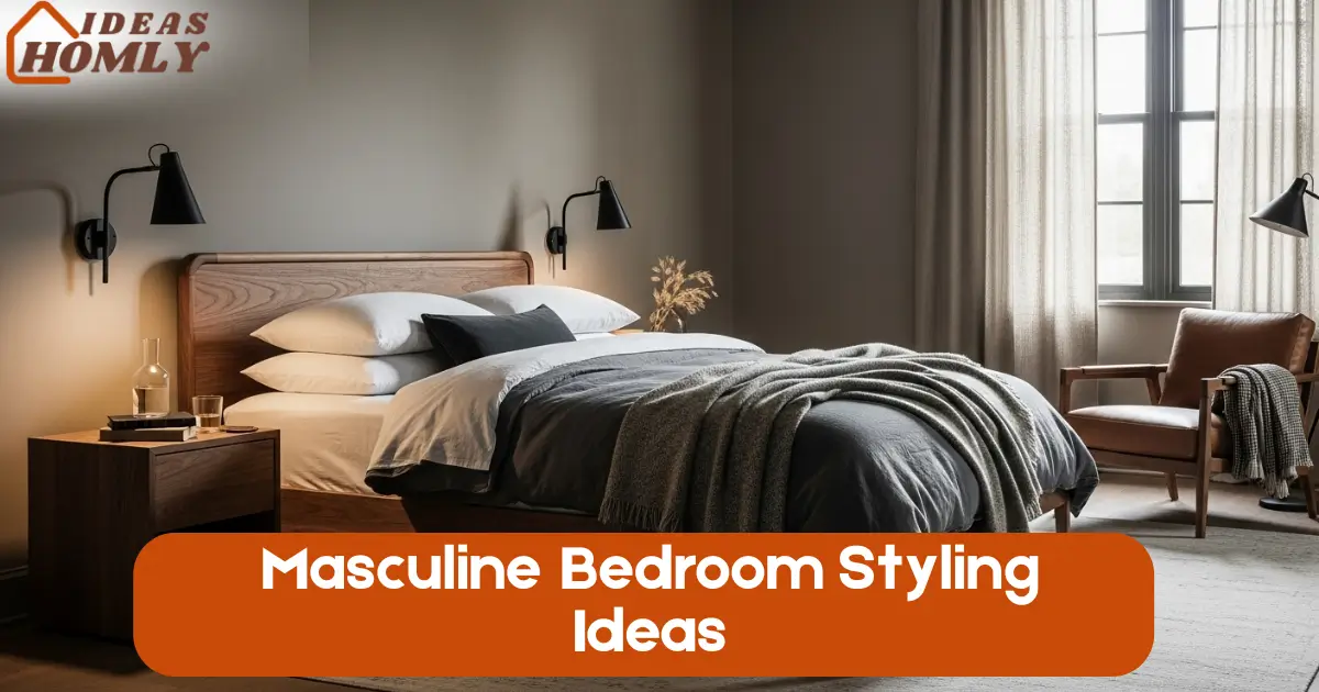 4 Masculine Bedroom Styling Ideas That Feel Sophisticated