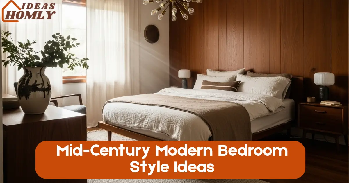 Mid-Century Modern Bedroom Style Ideas