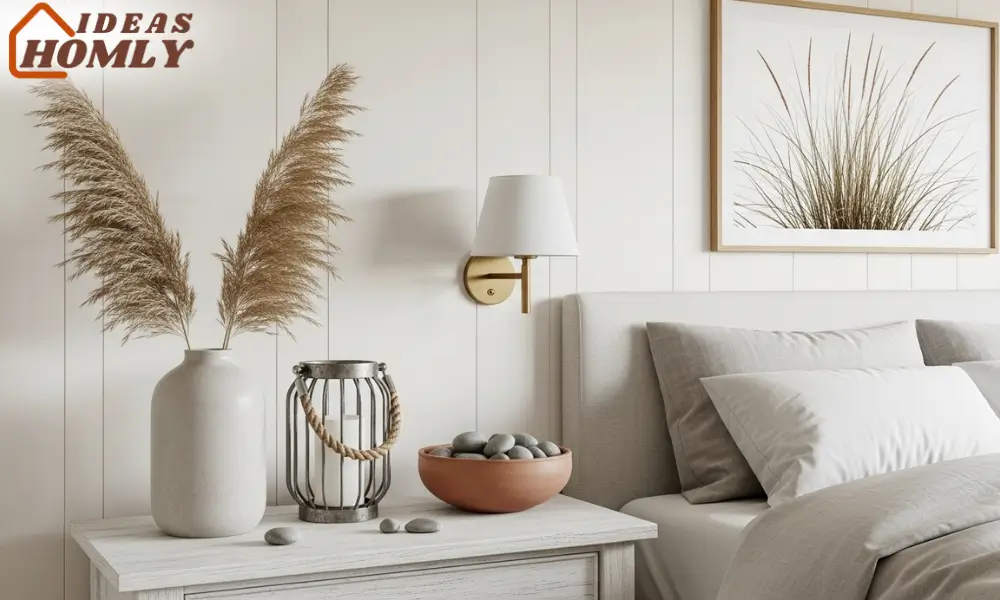 Minimal Coastal Bedroom with Natural Sea-Inspired Accents