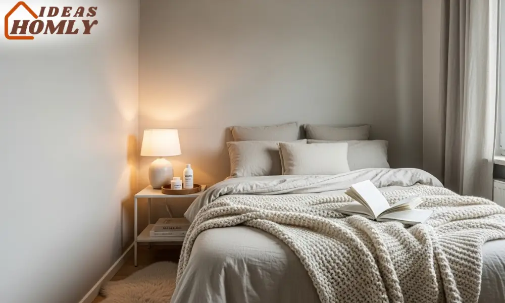 Minimalist Winter Bedroom Design with Warm and Cozy Accents