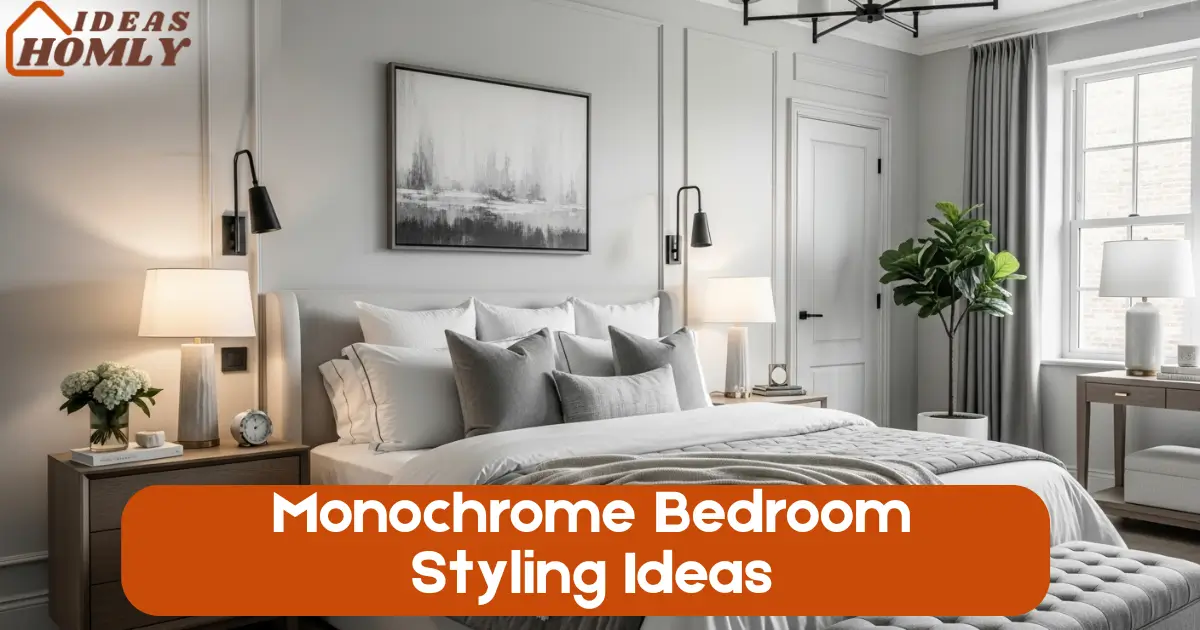Monochrome Bedroom Styling Ideas