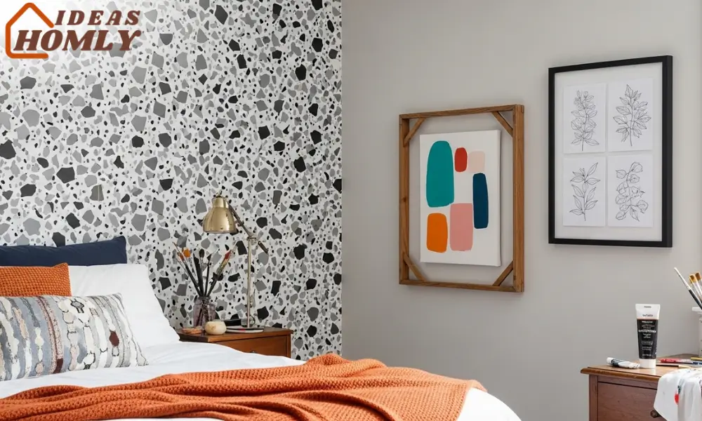 Peel-and-Stick Wallpaper or DIY Art Bedroom
