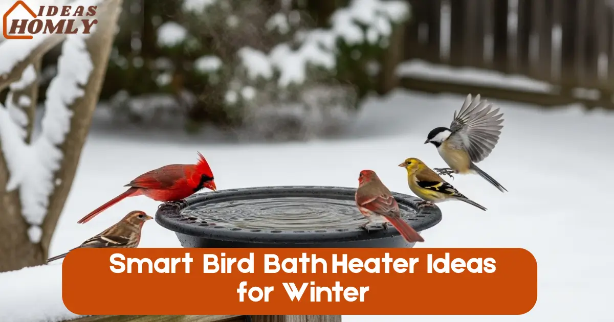 Smart Bird Bath Heater Ideas for Winter