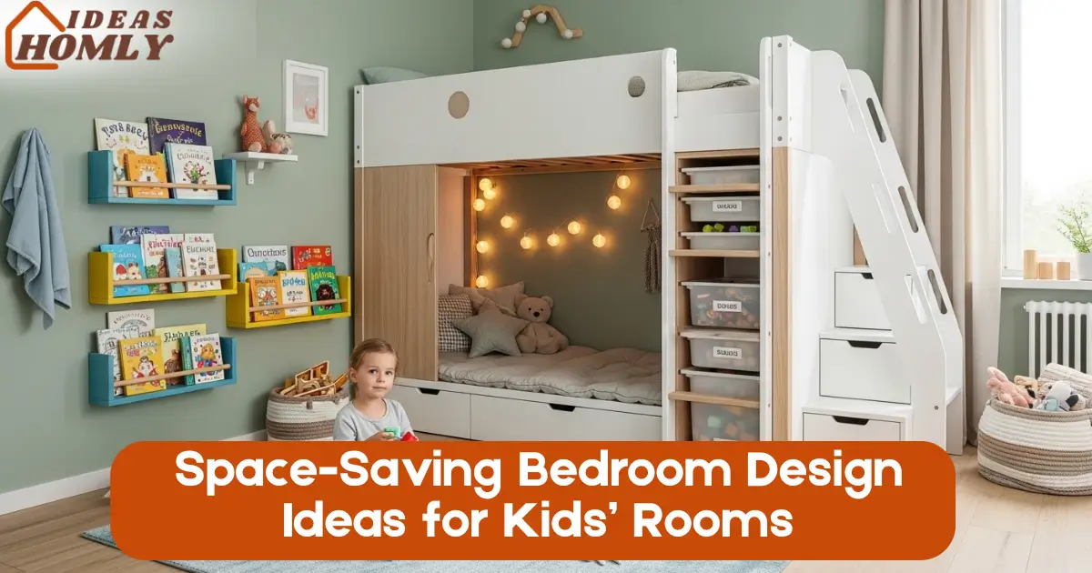 Space-Saving Bedroom Design Ideas for Kids’ Rooms