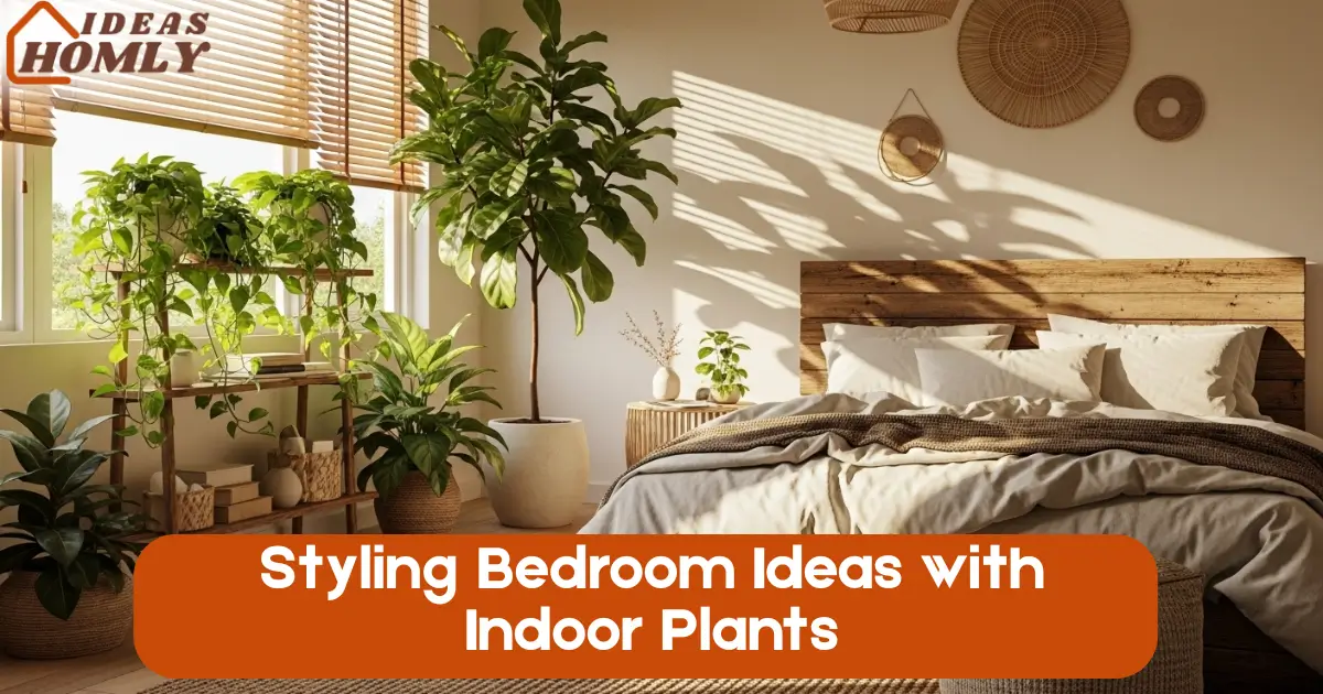 Styling Bedroom Ideas with Indoor Plants and Natural Textures