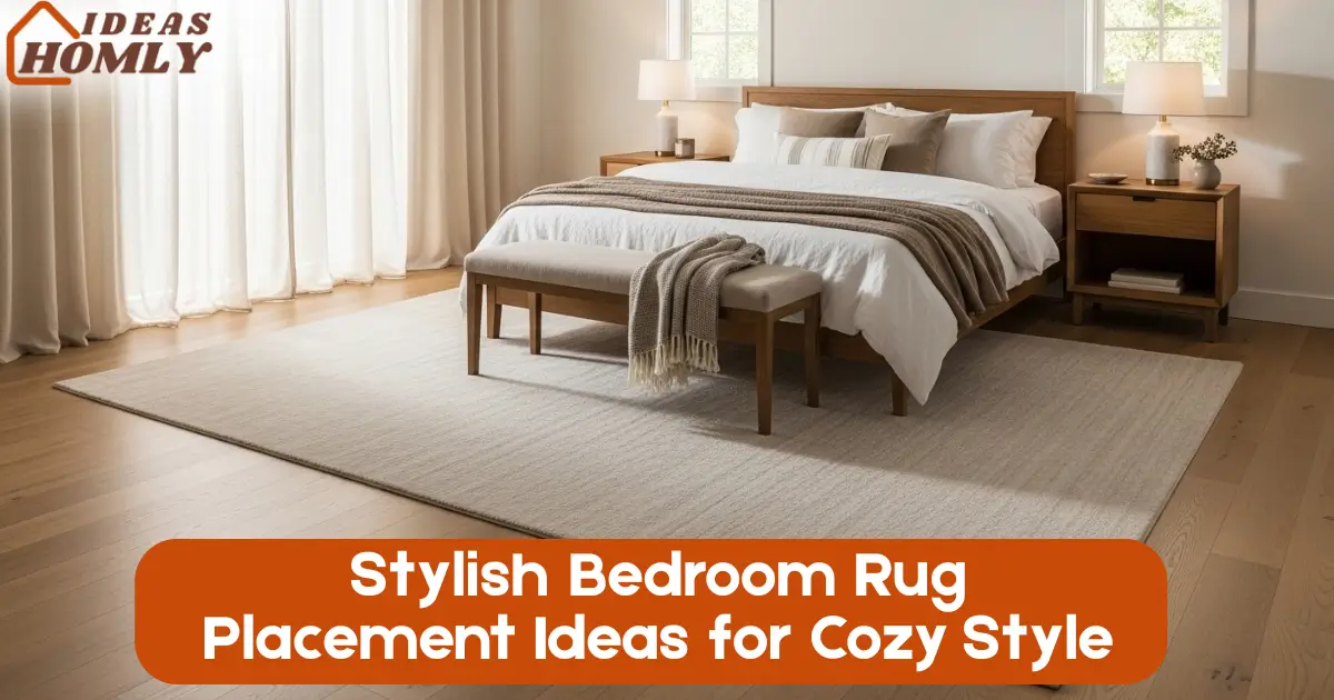 Stylish Bedroom Rug Placement Ideas for Cozy Style