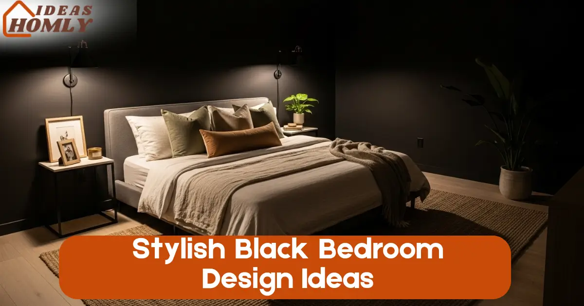 Stylish Black Bedroom Design Ideas