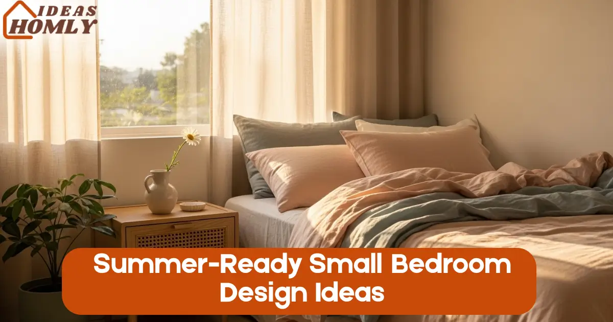 Summer-Ready Small Bedroom Design Ideas