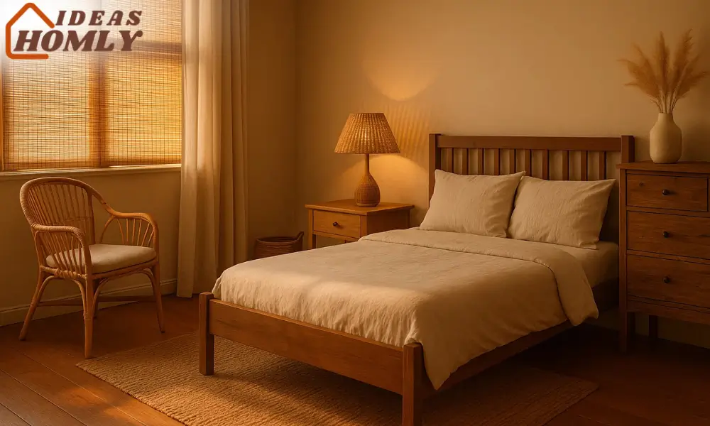 Use Wooden Furniture and Rattan Decor