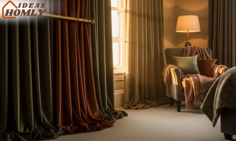 Velvet Drapes for Winter Elegance and Warmth