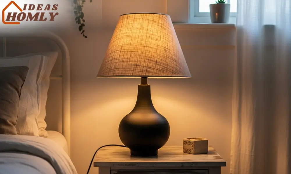 thrifted lamp bedroom lighting makeover