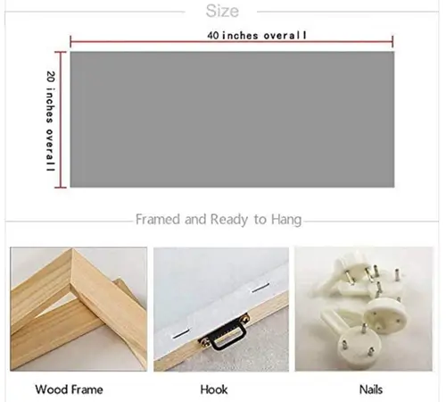 Arjun Tree Wall Art Size Guide