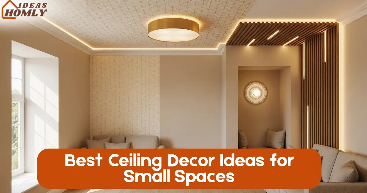 Best Ceiling Decor Ideas for Small Spaces
