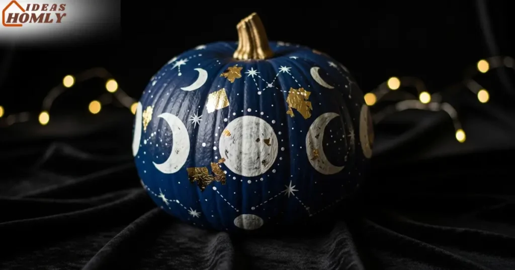 Celestial Moons & Constellations with Gold Leaf Accents