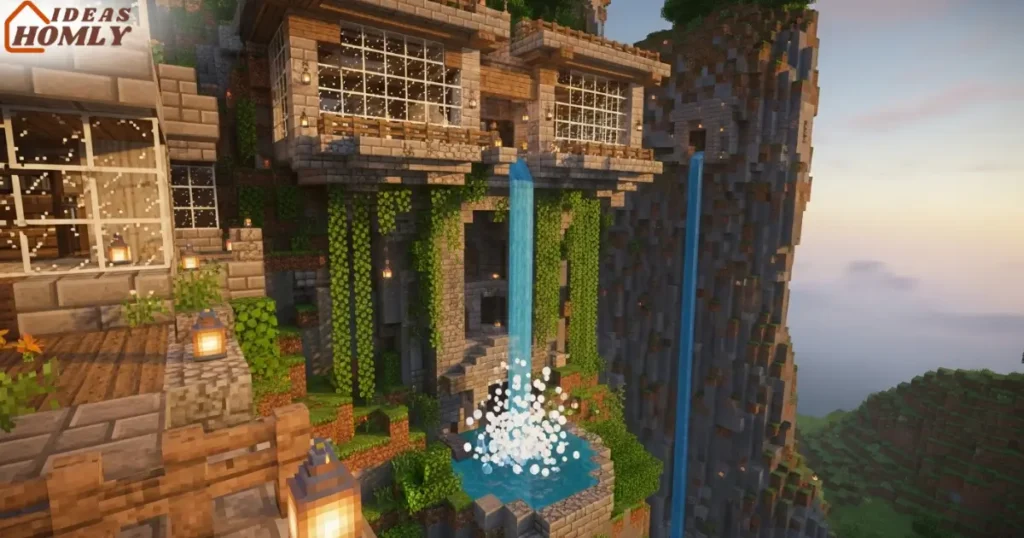 Cliff-Side Mountain House With Waterfall Elevator