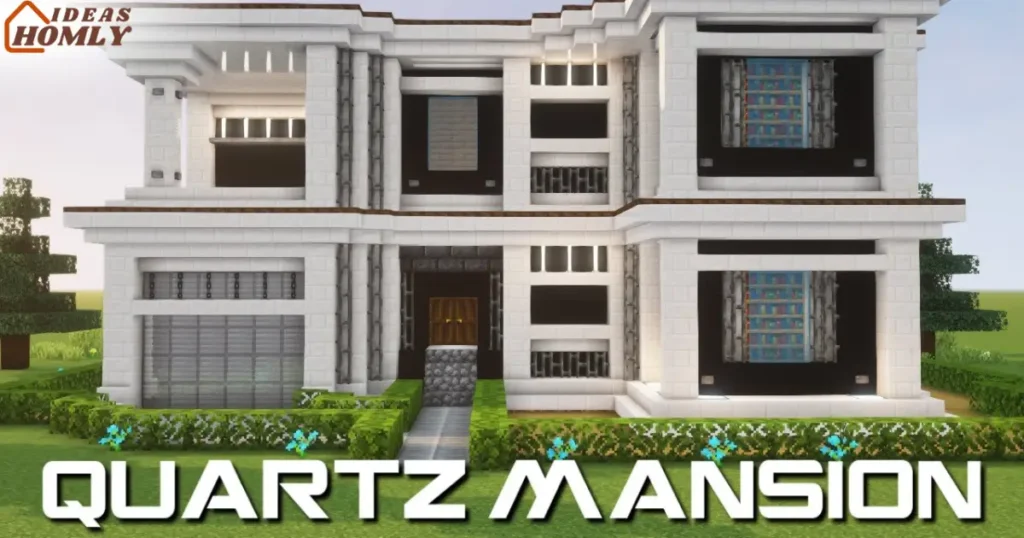 Modern Quartz and Glass Minecraft Mansion