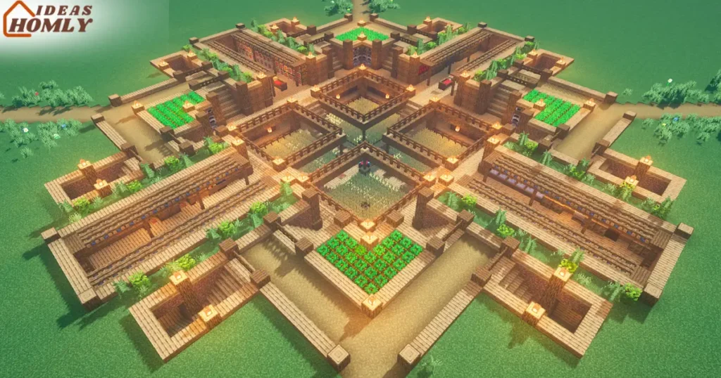 Underground Bunker Base With Skylights