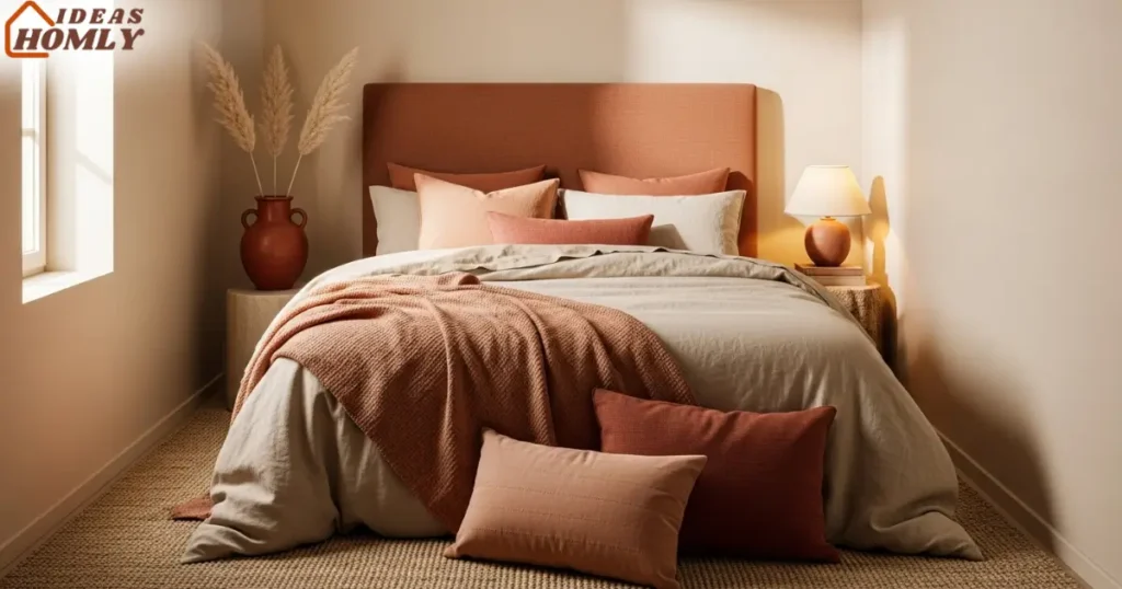 Warm Clay Tonal Soft Bedroom Layers