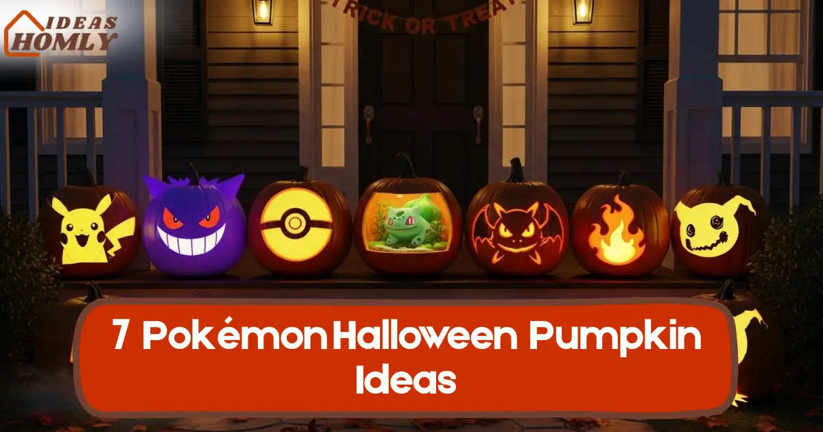 7 Pokémon Halloween Pumpkin Ideas