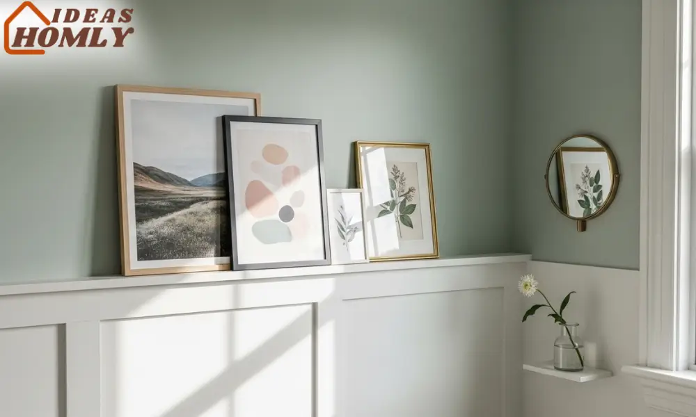 Art Ledge Above Wainscoting