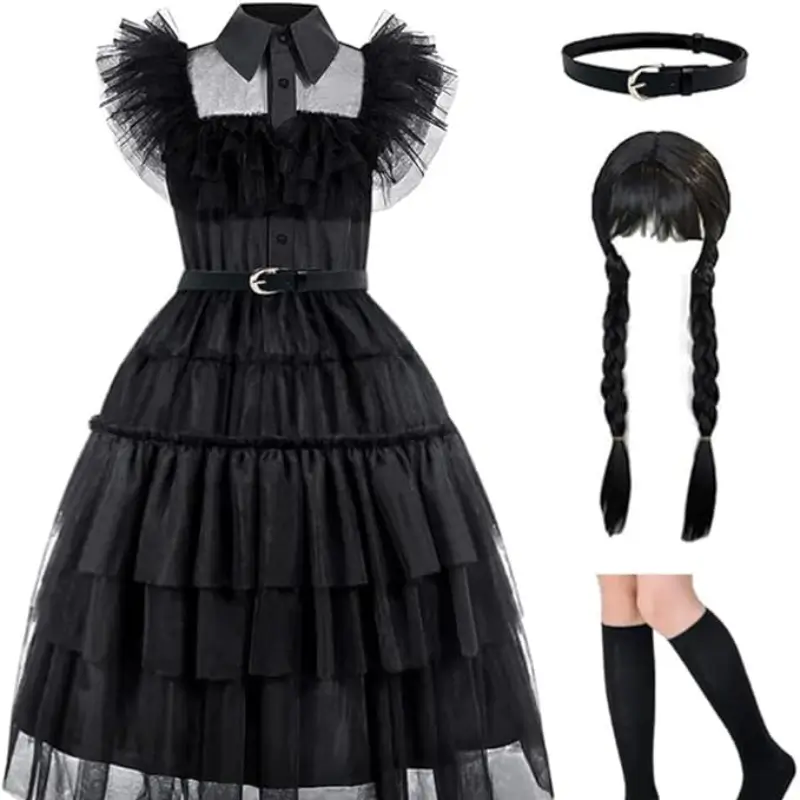 Black Halloween Costume For Girls