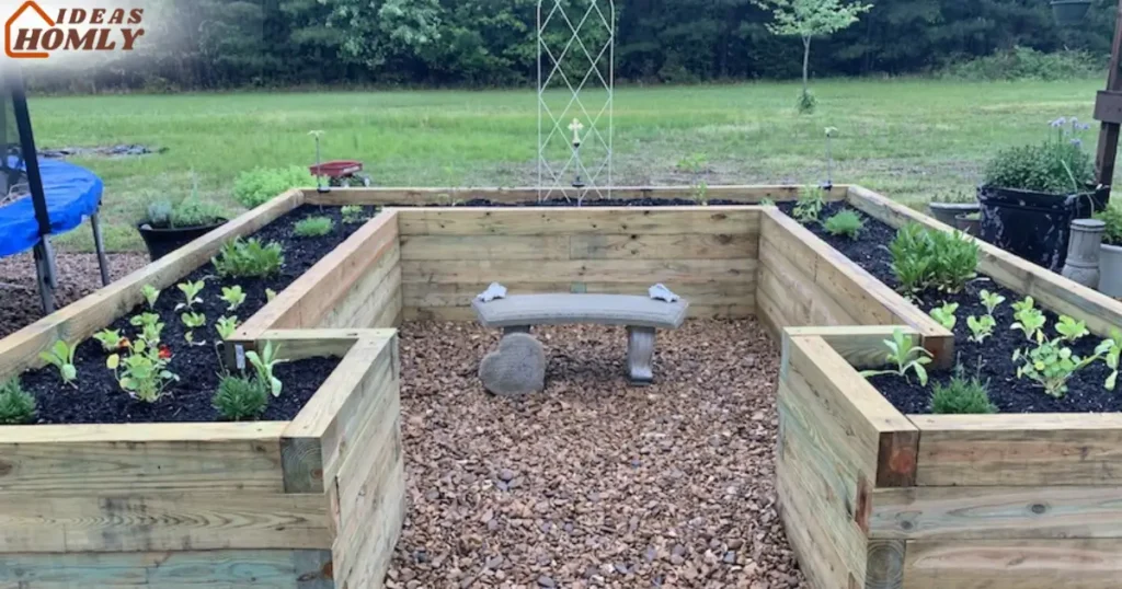 Functional U-Shaped Raised Garden Bed for Easy Access