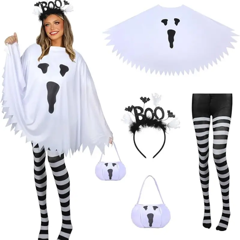 4 PCS Halloween Costume Set for Women