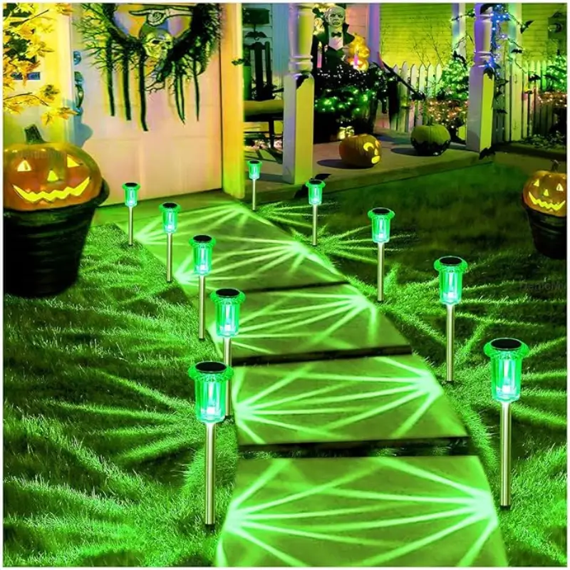 Halloween Solar Lights Outdoor (Green)