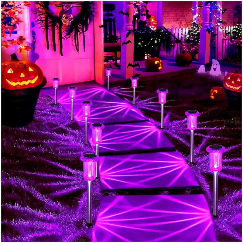 Halloween Solar Lights Outdoor (Purple)