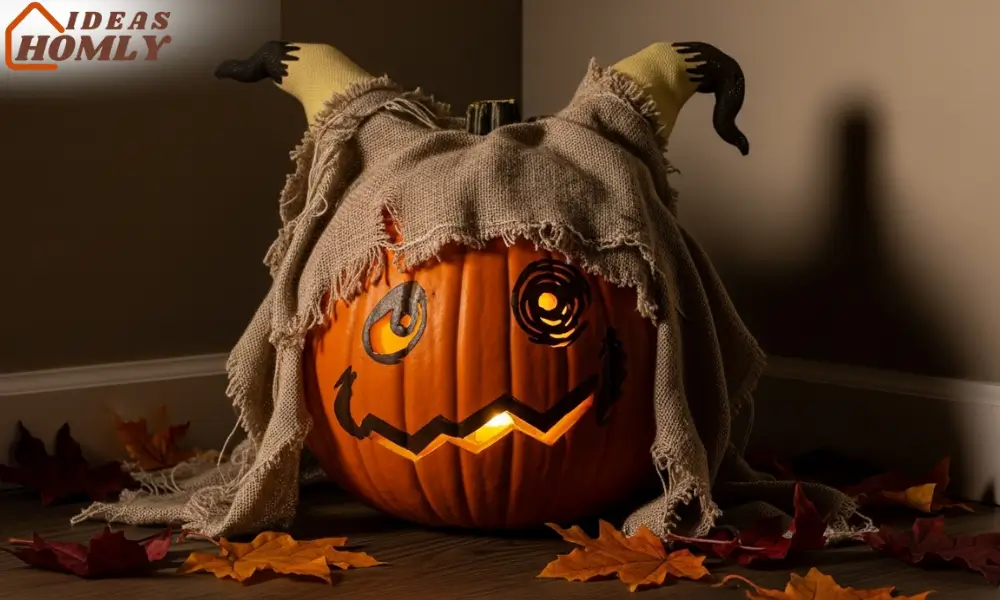 Mimikyu Halloween Pumpkin with Cloth Disguise