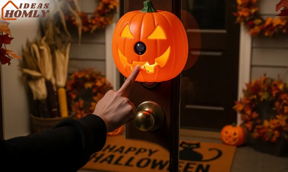Motion-Sensor Plastic Pumpkin Doorbell DIY