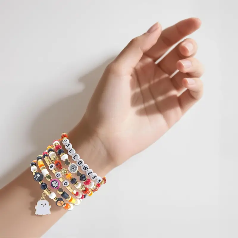 6 Pack HALLOWEEN Bracelets