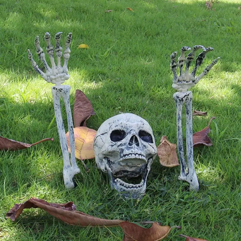 Realistic Skeleton Stakes Halloween Decorations Outdoor