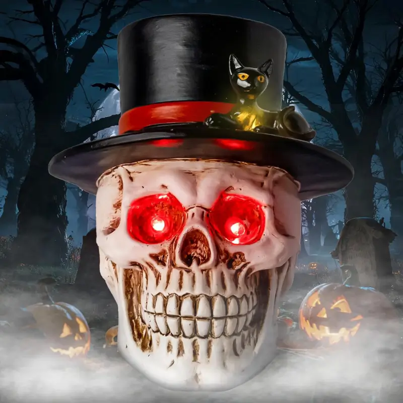 Skeletons Halloween Decorations Outdoor Solar Lights