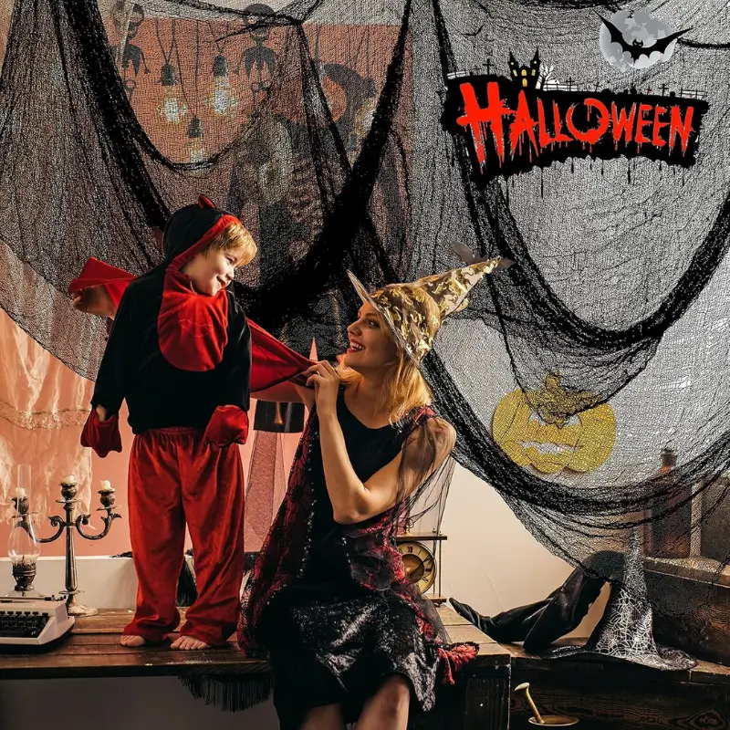 Halloween Creepy Cloth Black